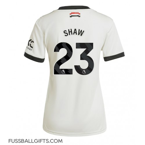 Manchester United Luke Shaw #23 Fußballbekleidung 3rd trikot Damen 2024-25 Kurzarm